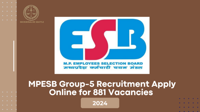 MPESB Group-5 Recruitment 2024: Apply Online for 881 Vacancies in Paramedical and Related Posts