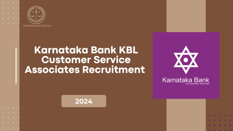 Karnataka Bank KBL Customer Service Associates (CSA) Recruitment 2024: Apply Online